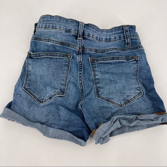 Kancan distressed jean shorts size 3 juniors size 25 waist - Picture 4 of 7
